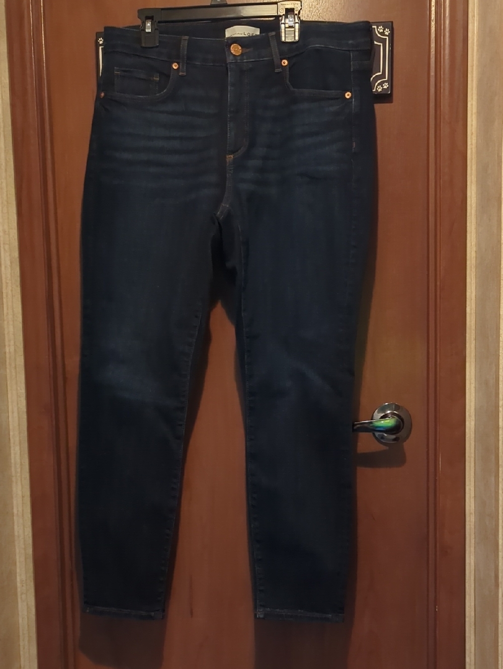 LOFT Dark Blue Skinny Jeans